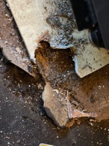 Asbestos and Lead sampling at Home Kitchen renovation setting